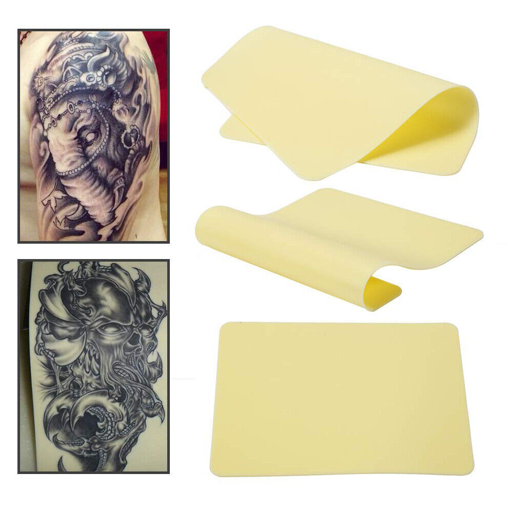 5pcs 30x40cm Thickness Tattoo Practice Skin Silicone Fake Skin Pad for Beginner