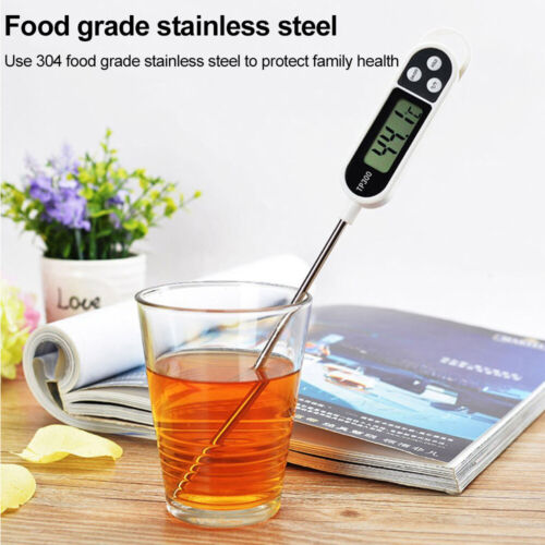 Digital Cooking Kitchen Thermometer Food BBQ Meat Water Temperature Probe Gauge