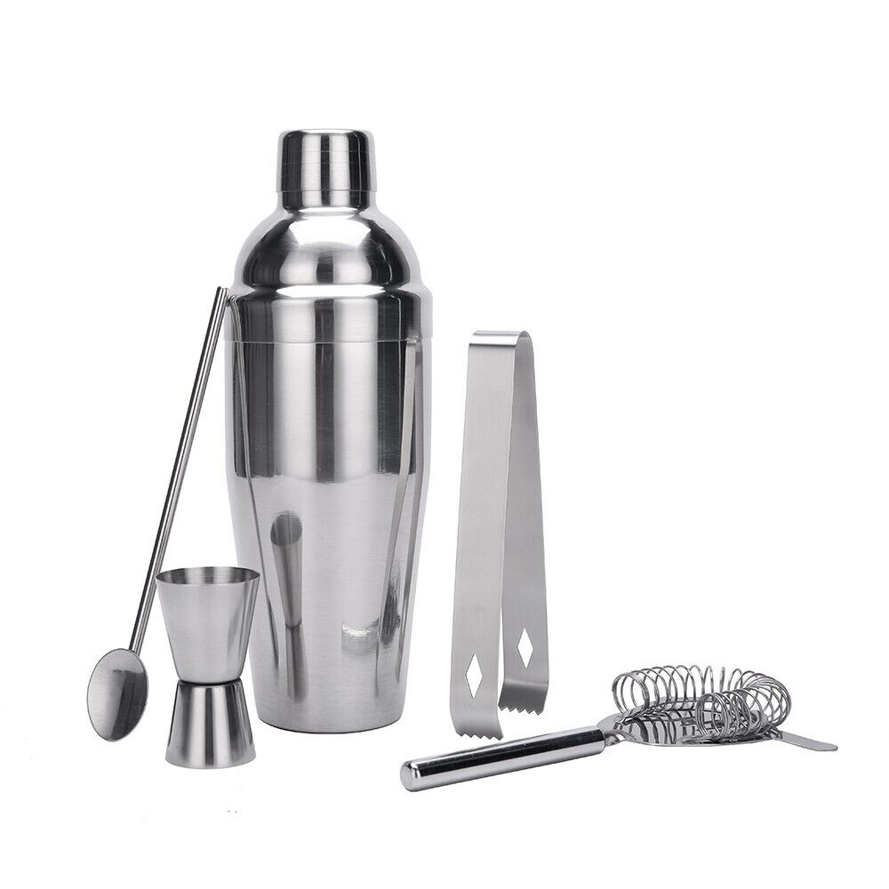 Boston Cocktail Shaker Set Maker Mixer Martini Spirit Bar Strainer Bartender Kit