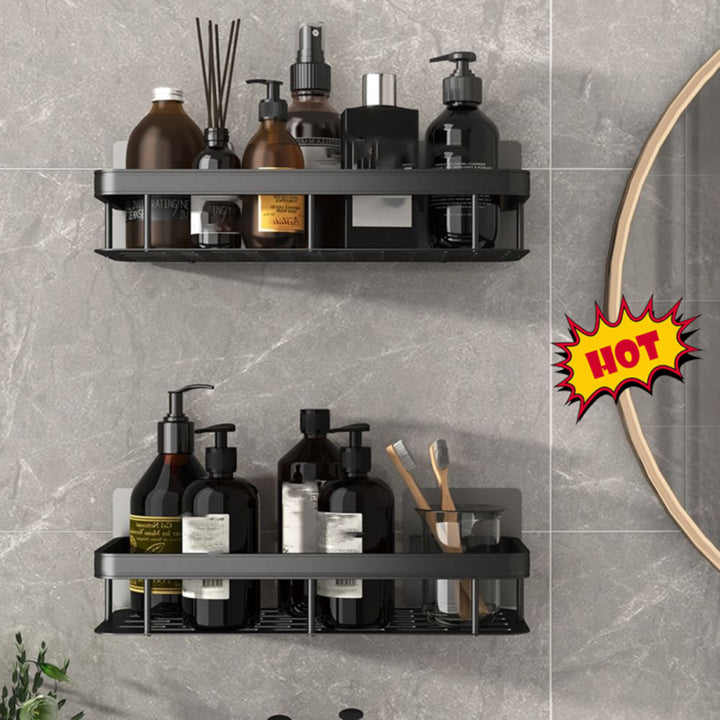 Shelf Bathroom Shower Caddy Organiser Storage Corner Rack Shampoo Soap Holder AU