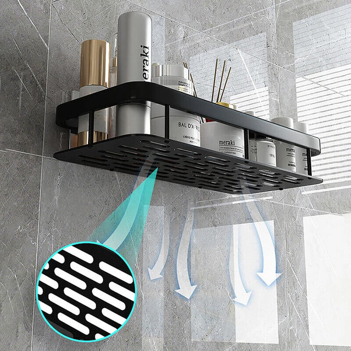 Shelf Bathroom Shower Caddy Organiser Storage Corner Rack Shampoo Soap Holder AU