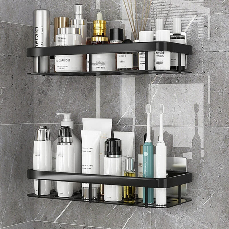 Shelf Bathroom Shower Caddy Organiser Storage Corner Rack Shampoo Soap Holder AU