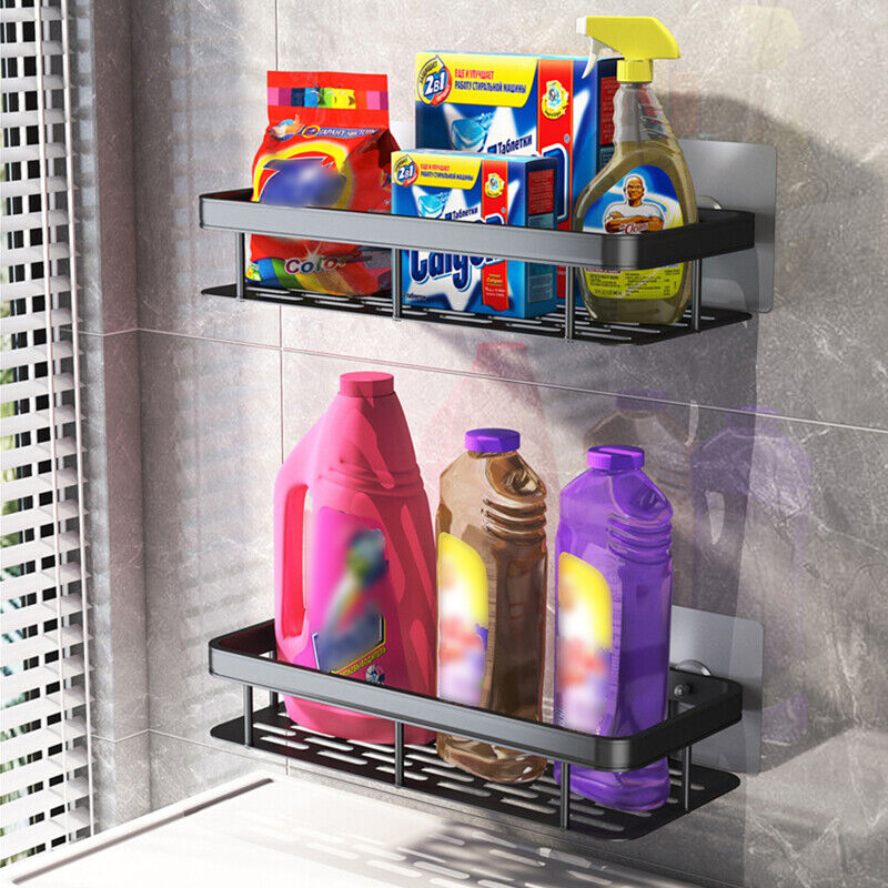 Shelf Bathroom Shower Caddy Organiser Storage Corner Rack Shampoo Soap Holder AU