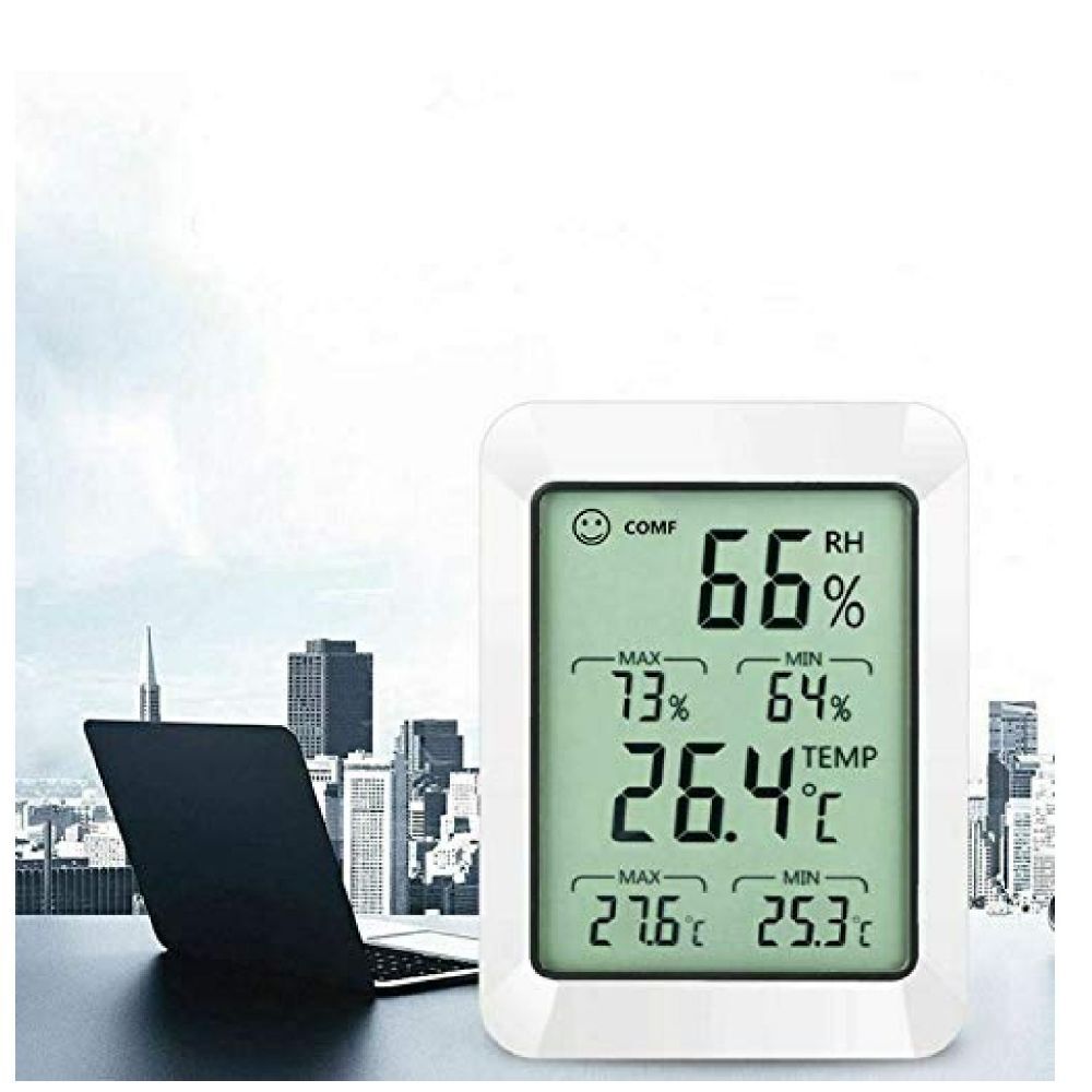 2024 Digital LCD Humidity Meter Indoor Hygrometer Thermometer Temperature NEW