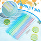 BPA-Free Multi Colored Straws Bendable Disposable Drinking Plastic Party Straws