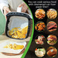 50PCS  Square white Box Air Fryer Disposable Paper Liner Non-Stick Pan Parchment Baking Paper