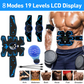 ABS Stimulator EMS Toner Massager Abdominal Trainer Muscle Fitness Body Exercise