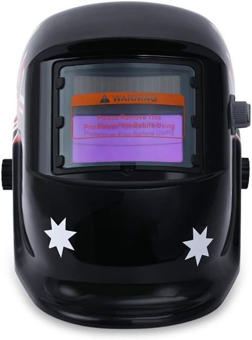 Flag Solar Welding Helmet Auto Darkening Welder Soldering Lens ARC TIG MIG MAG Mask