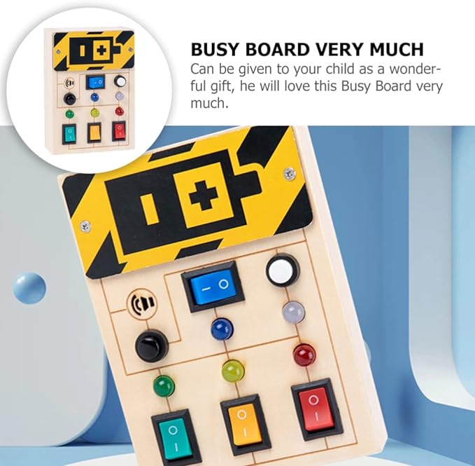 Toddler Busy Board Intelligence Learning Toys Sensory Montessori Board Kids Toy