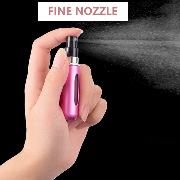 6ps Mini Perfume Atomizer Portable Travel Refillable Bottle Scent Pump Spray 5ml