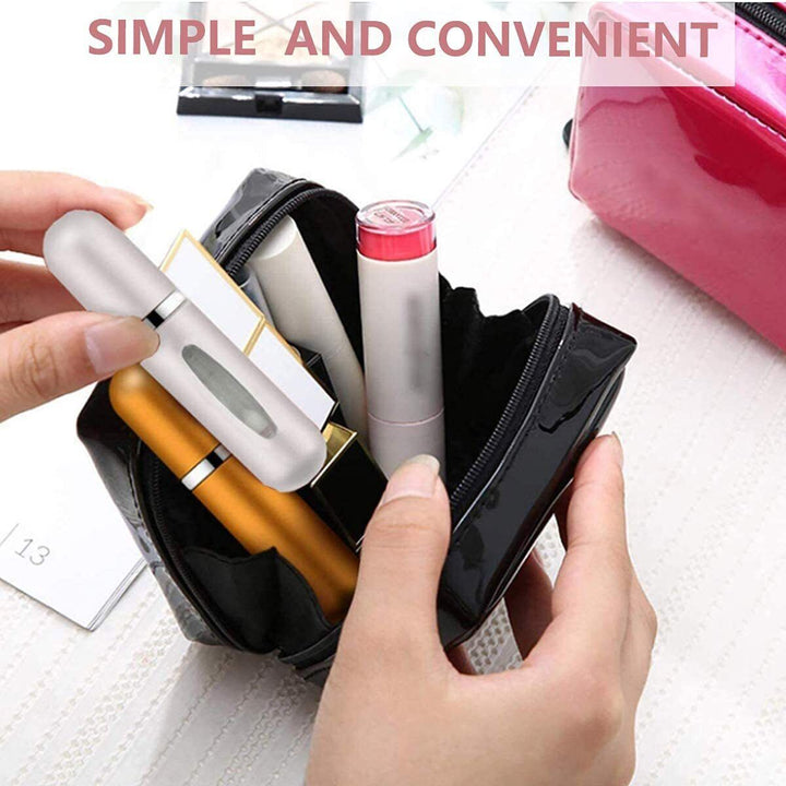 6ps Mini Perfume Atomizer Portable Travel Refillable Bottle Scent Pump Spray 5ml