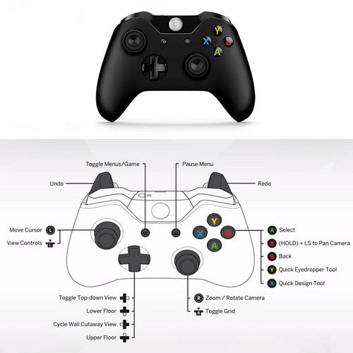 Bluetooth Wireless Game Gamepad Game Controller For Microsoft Xbox One Series PC