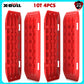 X-BULL Recovery Tracks Gen 2.0 10T Sand Mud Snow 2 Pairs Offroad 4WD 4x4 2PC 91CM Red