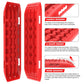 X-BULL Recovery Tracks Gen 2.0 10T Sand Mud Snow 2 Pairs Offroad 4WD 4x4 2PC 91CM Red