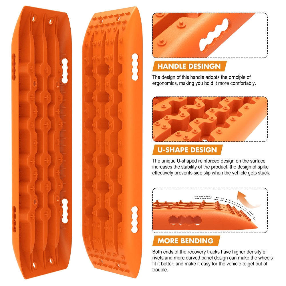 X-BULL 10 Pairs of Recovery tracks Boards Traction 10T Sand tracks/ Mud /Snow Gen 2.0