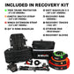 X-BULL 4WD Winch Recovery Kit 12Pcs Recovery Tracks Snatch Strap Soft Shackles Recovery Ring