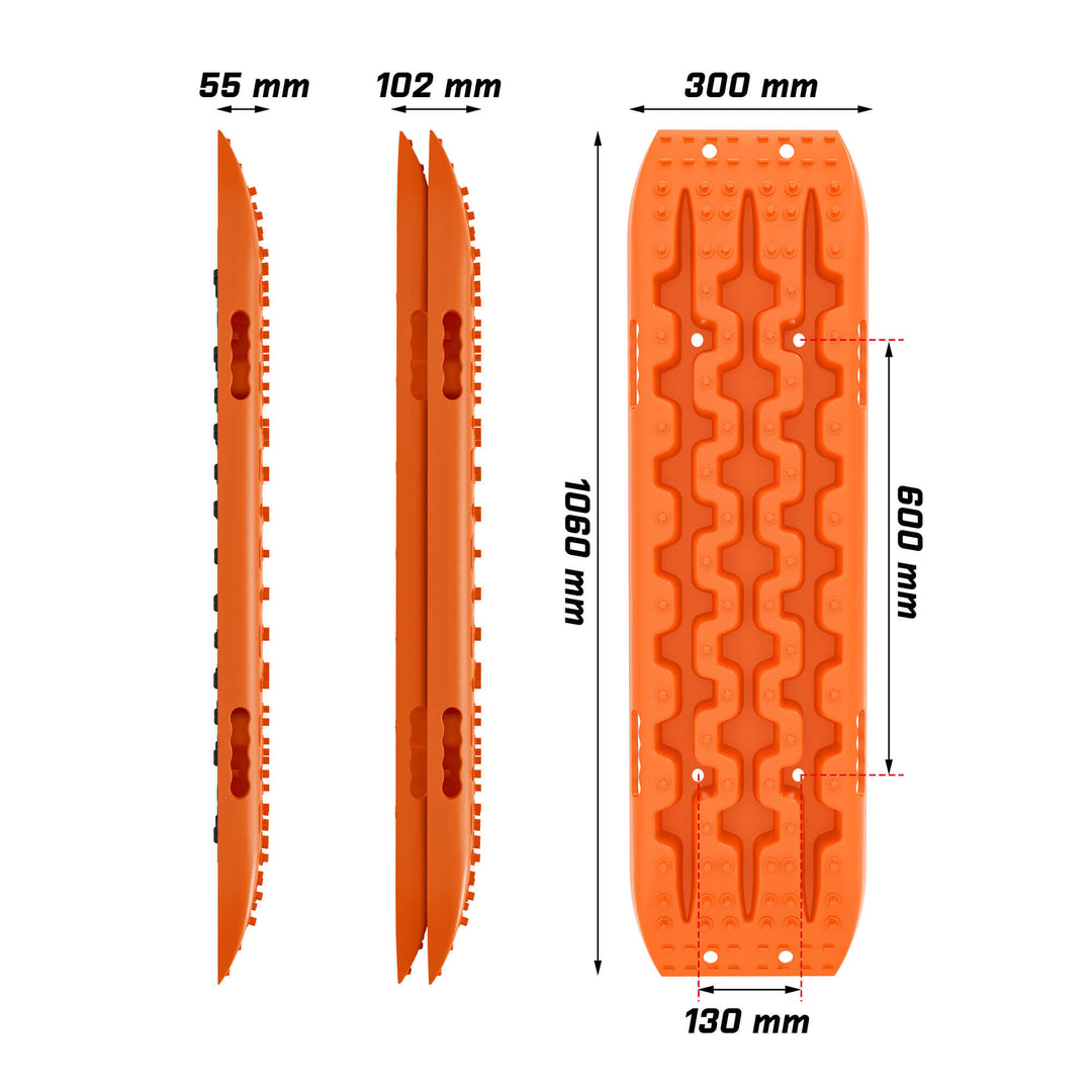 X-BULL Recovery tracks Sand 2 Pairs 4PC10T 4WD Sand / Snow / Mud Off-road Gen 3.0