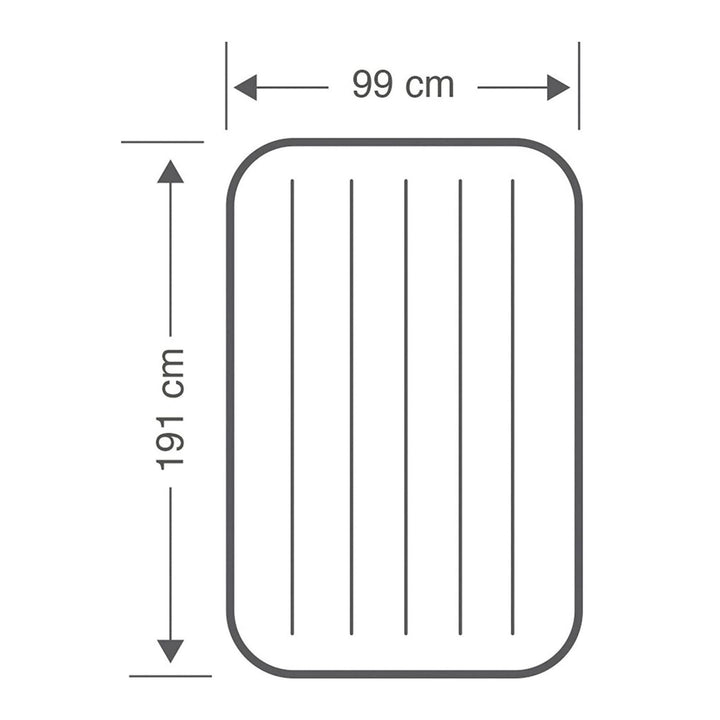 Twin Dura-Beam Prestige Air Bed Built-In USB Electric Pump for Easy Inflation and Deflation