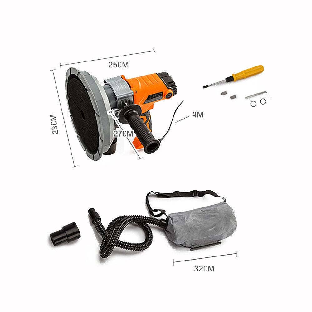 UNIMAC Drywall Sander Automatic Vacuum System Gyprock Wall Plaster 1800W