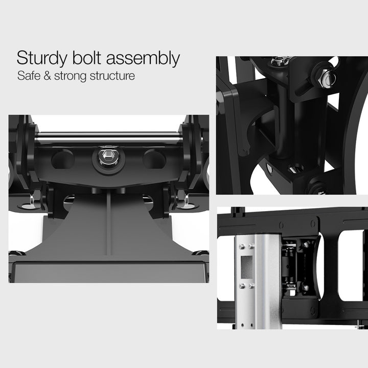 FORTIA Stationary TV Stand Mount for 32-70 Inch Television Screens Adjustable Universal Holds 68kg