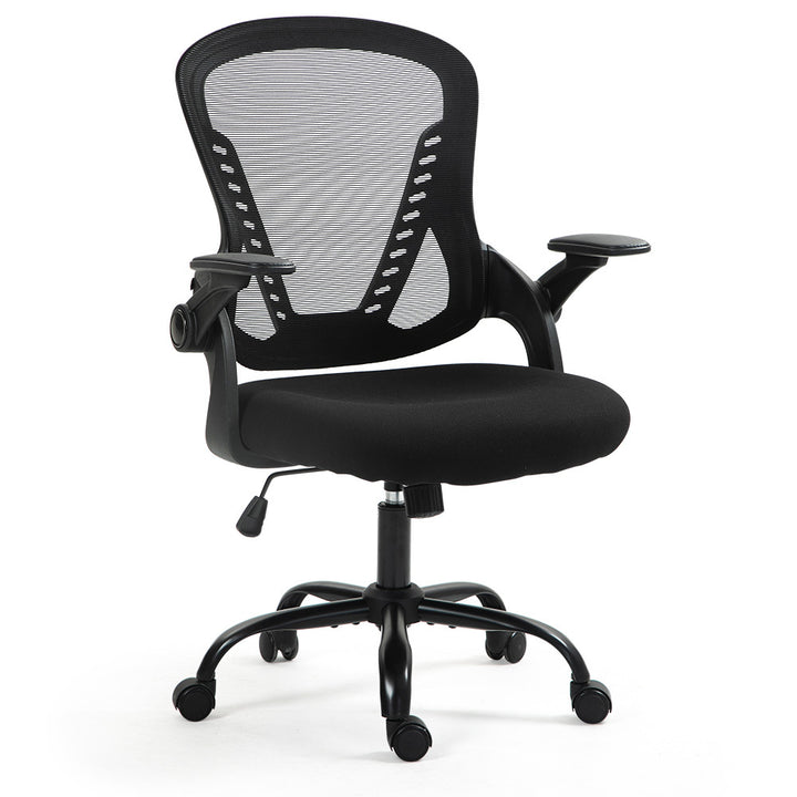 FORTIA Ergonomic Office Desk Chair, Coolmesh Fabric, Adjustable Recline, Black Mesh/Black Frame