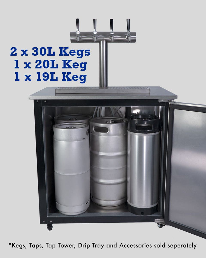 Keg King - KegMaster Solstice - 6 Keg 12volt DC Kegerator