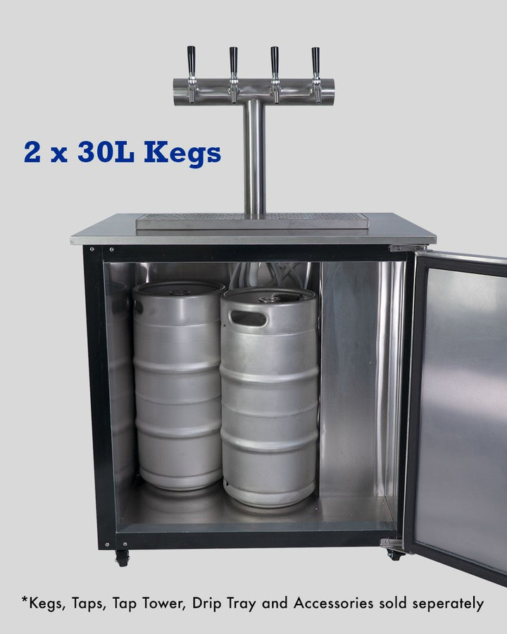 Keg King - KegMaster Solstice - 6 Keg 12volt DC Kegerator