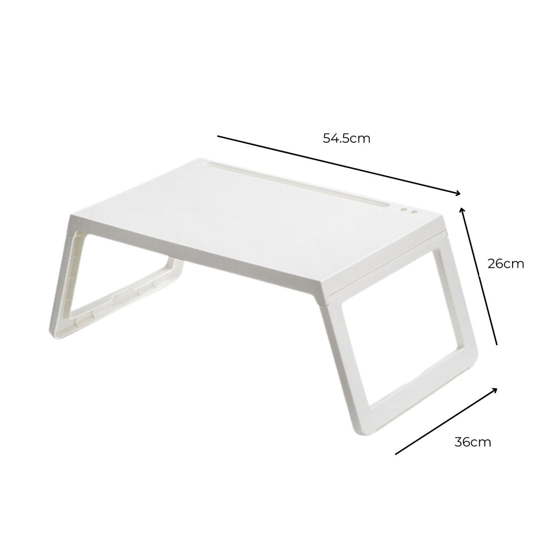 EKKIO Multifunction Laptop Bed Desk (White)