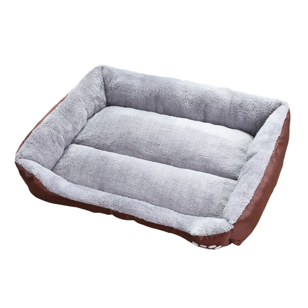 Floofi Pet Bed Square L Size (Coffee)