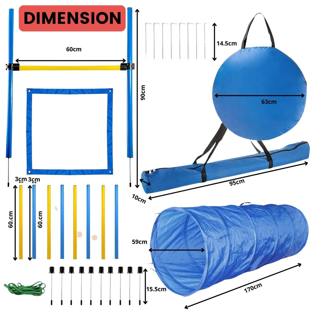 Floofi Dog Agility Training Set