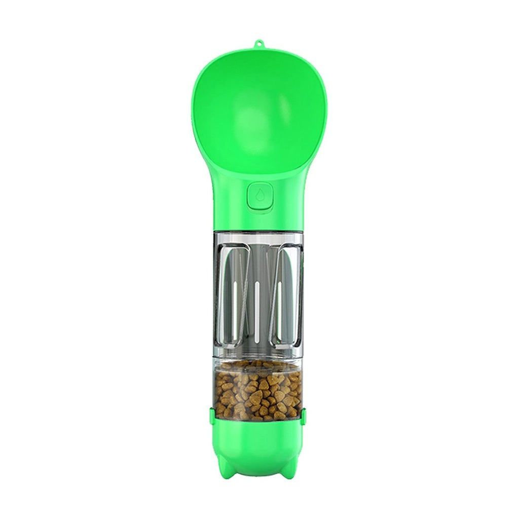 Floofi 4 in 1 pet scooper & feeder Green