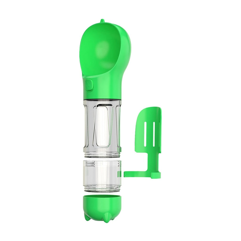 Floofi 4 in 1 pet scooper & feeder Green