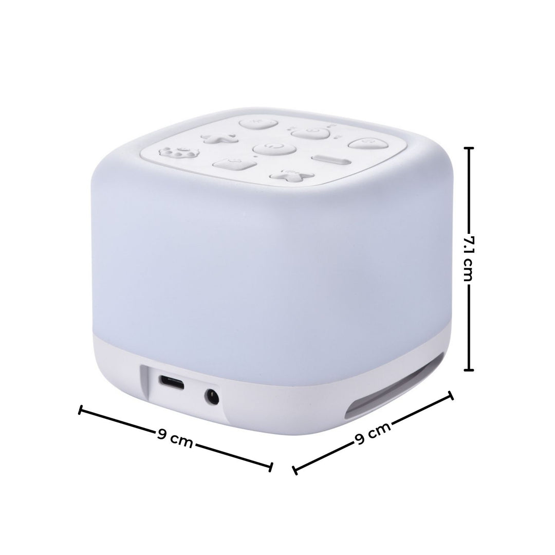 GOMINIMO White Noise Machine with Night Light and 40 Soothing Sounds for Sleeping (White)