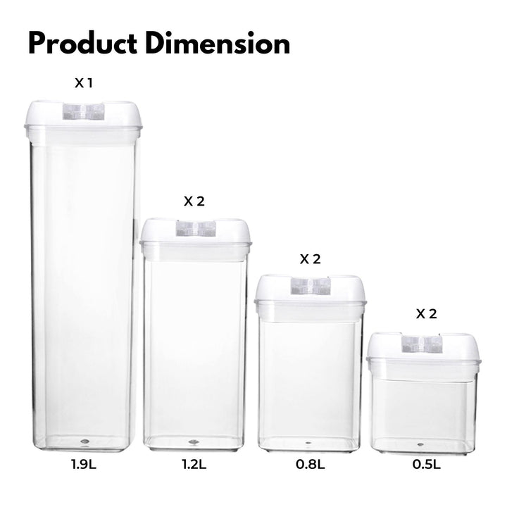 GOMINIMO Airtight Food Containers Set of 7