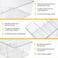 GOMINIMO 2 Pack Storage Bin with Divider