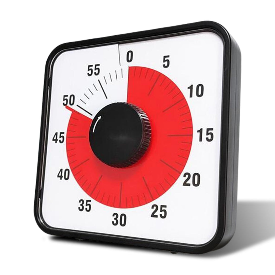 GOMINIMO 60-Minute Visual Countdown Timer (Large, Black)