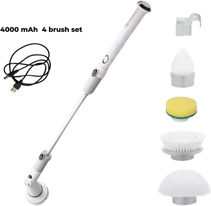 GOMINIMO Electric Spinning Scrubber 4000 mAh 4 Brush Set