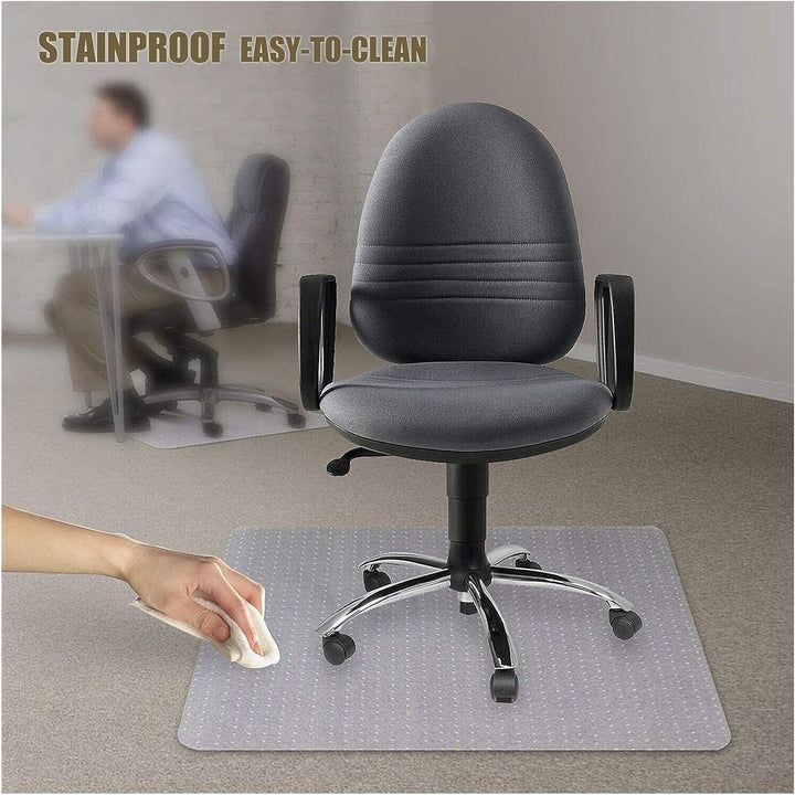 GOMINIMO PVC Chair Mat Floor Carpet (135x114cm)