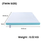 GOMINIMO Dual Layer Mattress Topper 3 inch with Gel Infused (Twin)