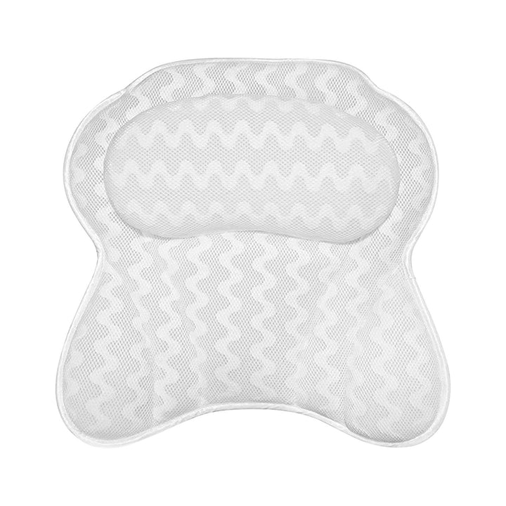 Gominimo Butterfly 4D Mesh Bathtub Pillow Spa 6 Suction Cups Breathable Cushion