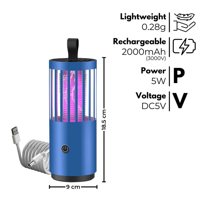 GOMINIMO GB-003 Mosquito Lamp Rechargeable 2000mah (Blue)