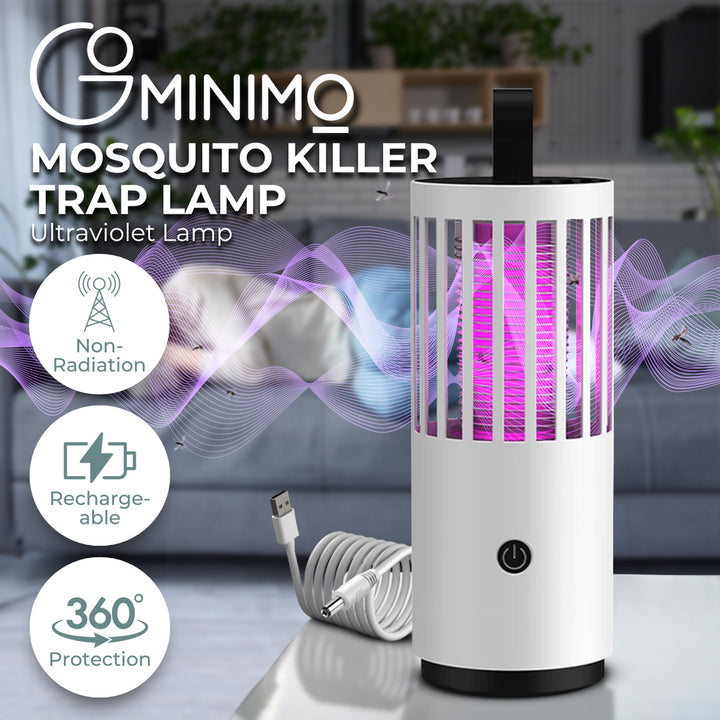 GOMINIMO GB-003 Mosquito Lamp Rechargeable 2000mah (White)