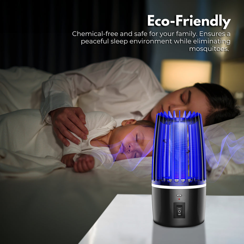 GOMINIMO BG-001 Mosquito Lamp Rechargeable 4000mah (Black)