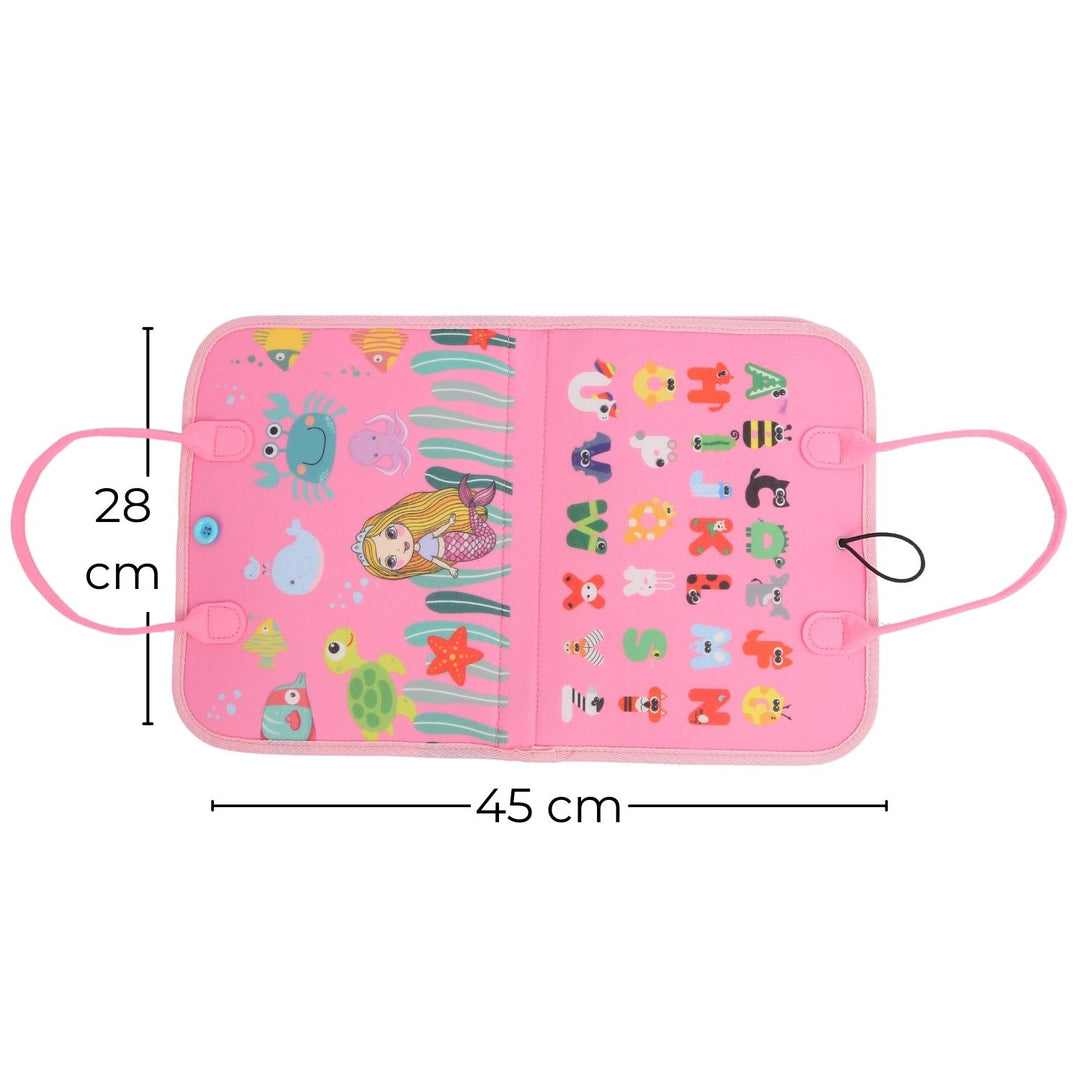 GOMINIMO Kids Busy Board Learning Toys (Pink)