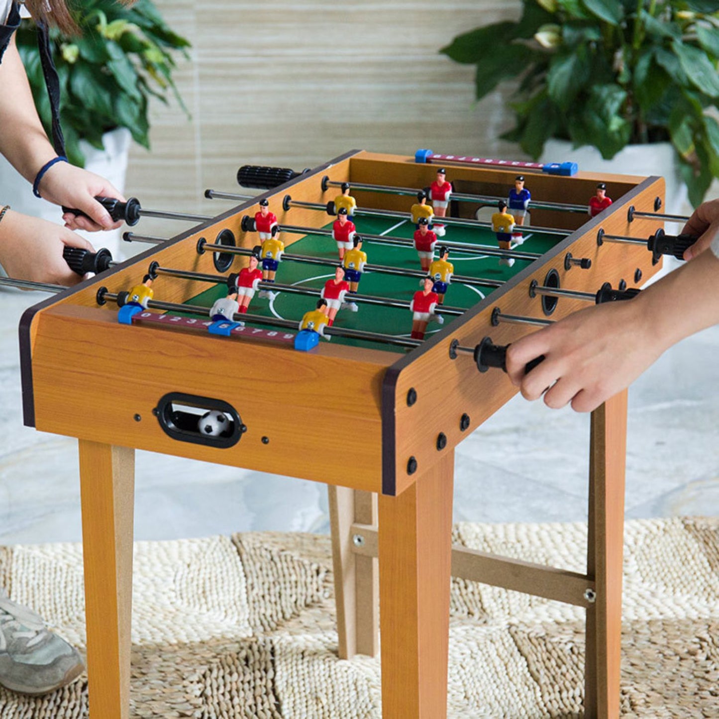 GOMINIMO 69cm Tabletop Football Game Table (Wooden)