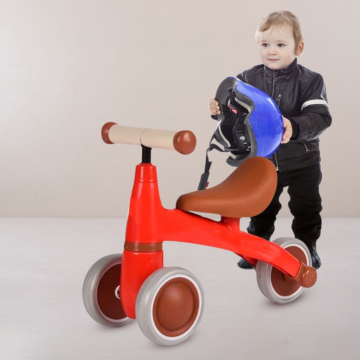 GOMINIMO 3 Wheels Baby Balance Bike (Red)