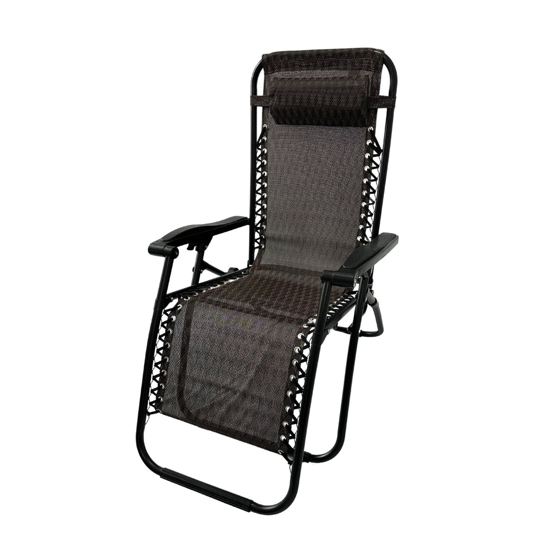 KILIROO Folding Reclining Camping Chair With Breathable Mesh (Argyle)