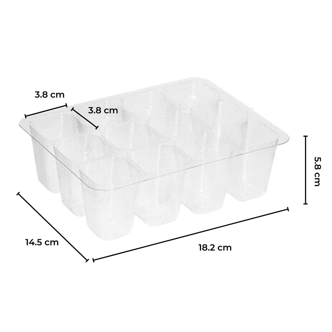 NOVEDEN Seed Starter Tray with Grow Light (12 Cells per Tray)