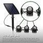 NOVEDEN Solar Garden Lights with 3 Set LED Spotlights (Warm White)