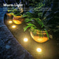 NOVEDEN 12 Pack Waterproof Solar LED Light (Warm)